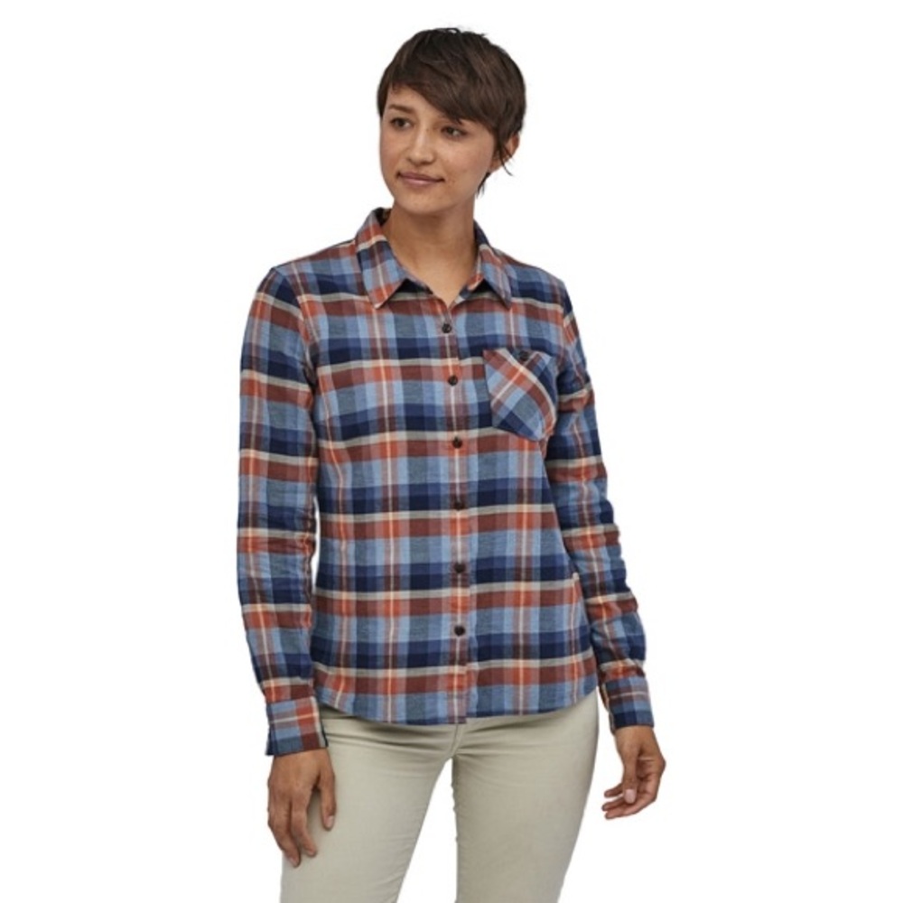 Patagonia Heywood Flannel Shirt Size 6 - Picture 10 of 11